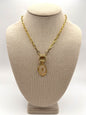 Nude Initial Necklace