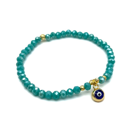 Teal Aura Eye Bracelet