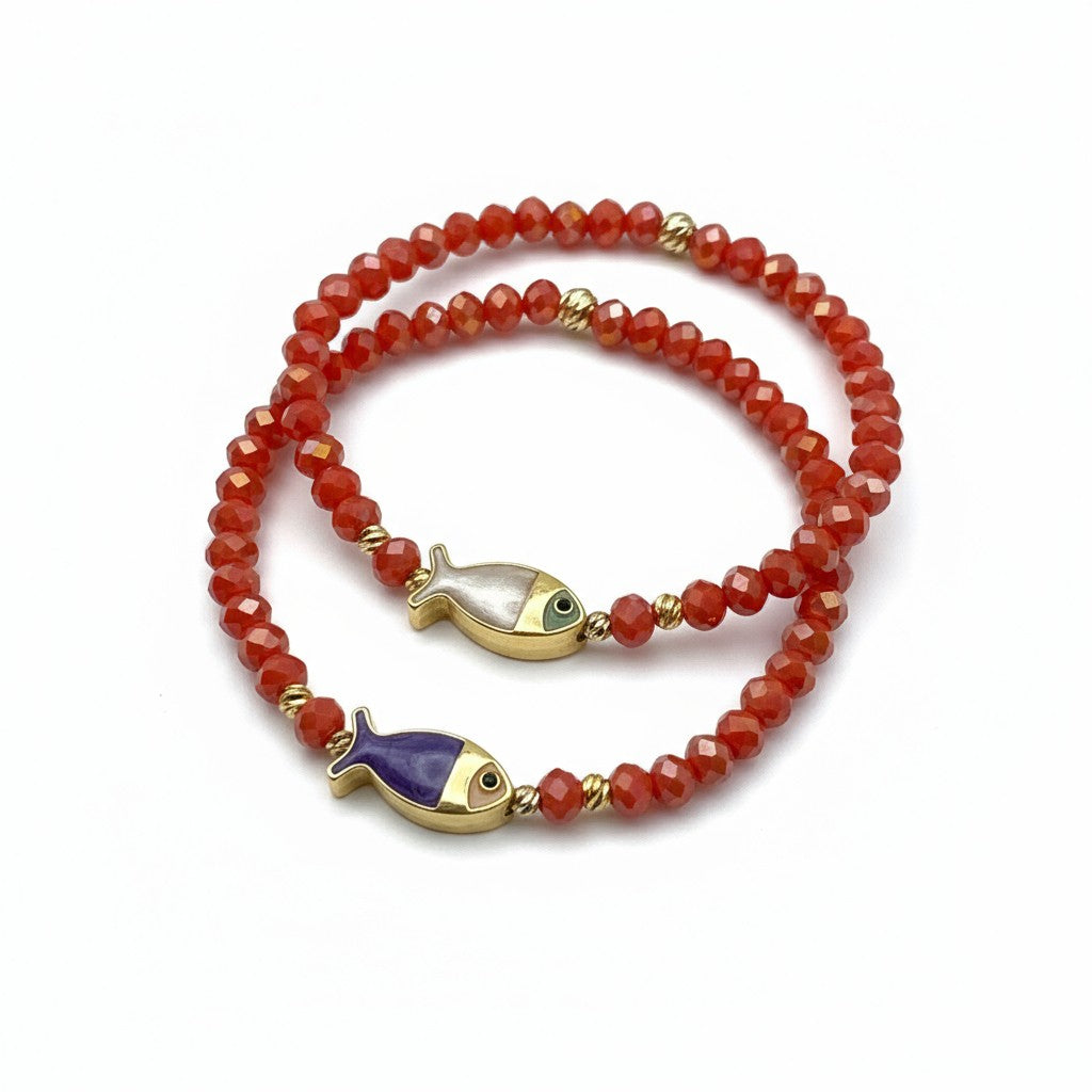 Coral Catch Bracelet