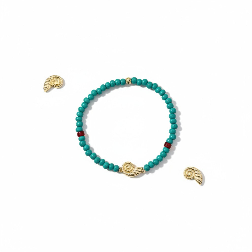 Golden Seashell Bracelet