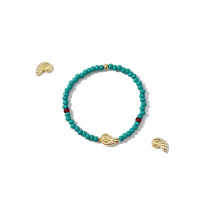 Golden Seashell Bracelet